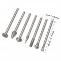 Uxcell Diamond Burrs Bits Sets Grinding Drill Kits Carving Rotary Tool For Glass Stone Ceramic 120 Grit 1 8 Shank Small Head 50