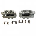2x Front Dual Piston Brake Disc Caliper Assembly With Phenolic Fits 2008-2020 Chevrolet Silverado Avalanche Suburban 1500 