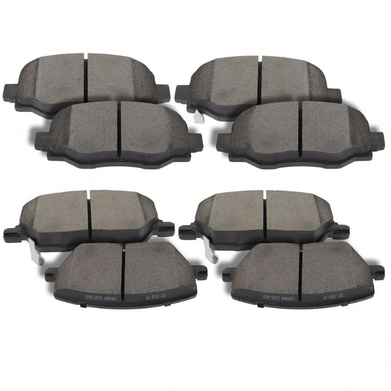 Automotive Replacement Brake Pads Front Rear Fit For Fiat 500x 2016 For 2017-2018 Jeep Compass 2016-2020 Renegade 2015-2019