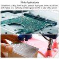 Uxcell Micro Pcb Drill Bit Set 1 8 Shank 75mm Solid Tungsten Carbide Cnc Engraving Print Circuit Board Bits Rotary Tool 10pcs