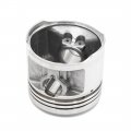 Uxcell 56mm Dia Silver Tone Metal Motorcycle Engine Piston Ring Set For Honda Cg125