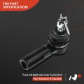 A-premium Set Of 6 Front Lower Ball Joint Inner Outer Tie Rod End Compatible With Toyota Corolla 1993-1995 Geo Prizm Fwd Only