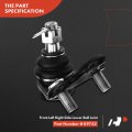 A-premium Set Of 6 Front Lower Ball Joint Inner Outer Tie Rod End Compatible With Toyota Corolla 1993-1995 Geo Prizm Fwd Only