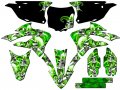 2022-2023 Kx 112 Jester Green Senge Graphics Complete Kit For Kawasaki 