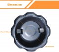 Podoy Gx390 Gas Cap For Compatible With Gx340 Chrome Fuel Tank Engine Motor Gx120 Gx160 Gx200 Gx240 Gx270