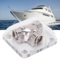 Power Distribution Block 2 Way Audio 0ga 1 In Out Distributor Connecting With Clear Cover Universal For Car Boat