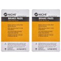 Niche Brake Pad Set For Kawasaki Zzr600 Ninja Zx6 43082-1142 43082-1157 Front Rear Semi-metallic