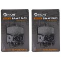 Niche Brake Pad Set For Kawasaki Zzr600 Ninja Zx6 43082-1142 43082-1157 Front Rear Semi-metallic