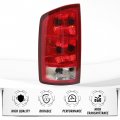 Hecasa Tail Light Compatible With 02-06 Dodge Ram 1500 03-06 2500 3500 Taillight Lamp Signal Brake W Bulbs And Wiring Harness