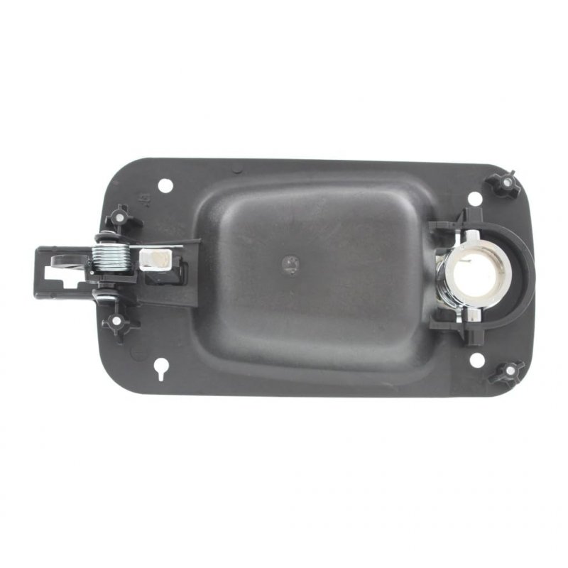 Navistar Rxt 2008 Door Handle Driver And Passenger Side Pair Front Exterior Black Bezel With Chrome Lever Key Hole Base