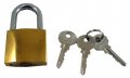 Toolusa 2 Pack Heavy Duty Security Padlock 38mm Body Rust Tamper-resistant Includes 3 Keys Each 
