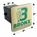 Bronx Community College Primary Logo Tow Trailer Hitch Cover Plug Insert 2