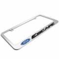 Ipick Image Made For Ford Escape 3d Embossed Letters On Mirror Chrome Metal License Plate Frame