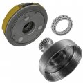 Caltric Starter Clutch Drum With Pads And Bearing Compatible Honda Recon 250 Trx250 Te Tm 2x4 2002-2017