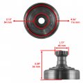 Caltric Starter Clutch Drum With Pads And Bearing Compatible Honda Recon 250 Trx250 Te Tm 2x4 2002-2017