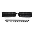 No 8xa807681 Front Lower Hood Bumper Grille Fog Light Cover For Audi A1 2015-2018 Kidney Grill Black 1 Set 