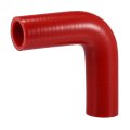 1 Pcs 28mm 10 Id 102mm 4 02 Length 90 Degrees Red Car Silicone Hose Coolant Universal 