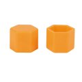 20pcs 21mm Universal Orange Silicone Wheel Nut Lug Hub Screw Rim Bolt Covers Tyres Caps For Automotive