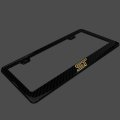 Ipick Image For Ford Focus St 3d Night Glow Luminescent Logo On Real Carbon Fiber Abs License Plate Frame