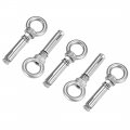 Uxcell M6 X 50 Expansion Eyebolt Eye Nut Screw With Ring 304 Stainless Steel Anchor Raw Bolts 5 Pcs