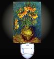 Bell Lilies In A Copper Vase By Van Gogh Decorative Night Light 
