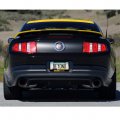 Ford Mustang Boss 302 In Yellow Black Metal License Plate Frame