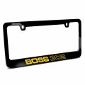 Ipick Image Made For Ford Mustang Boss 302 In Yellow Black Metal License Plate Frame