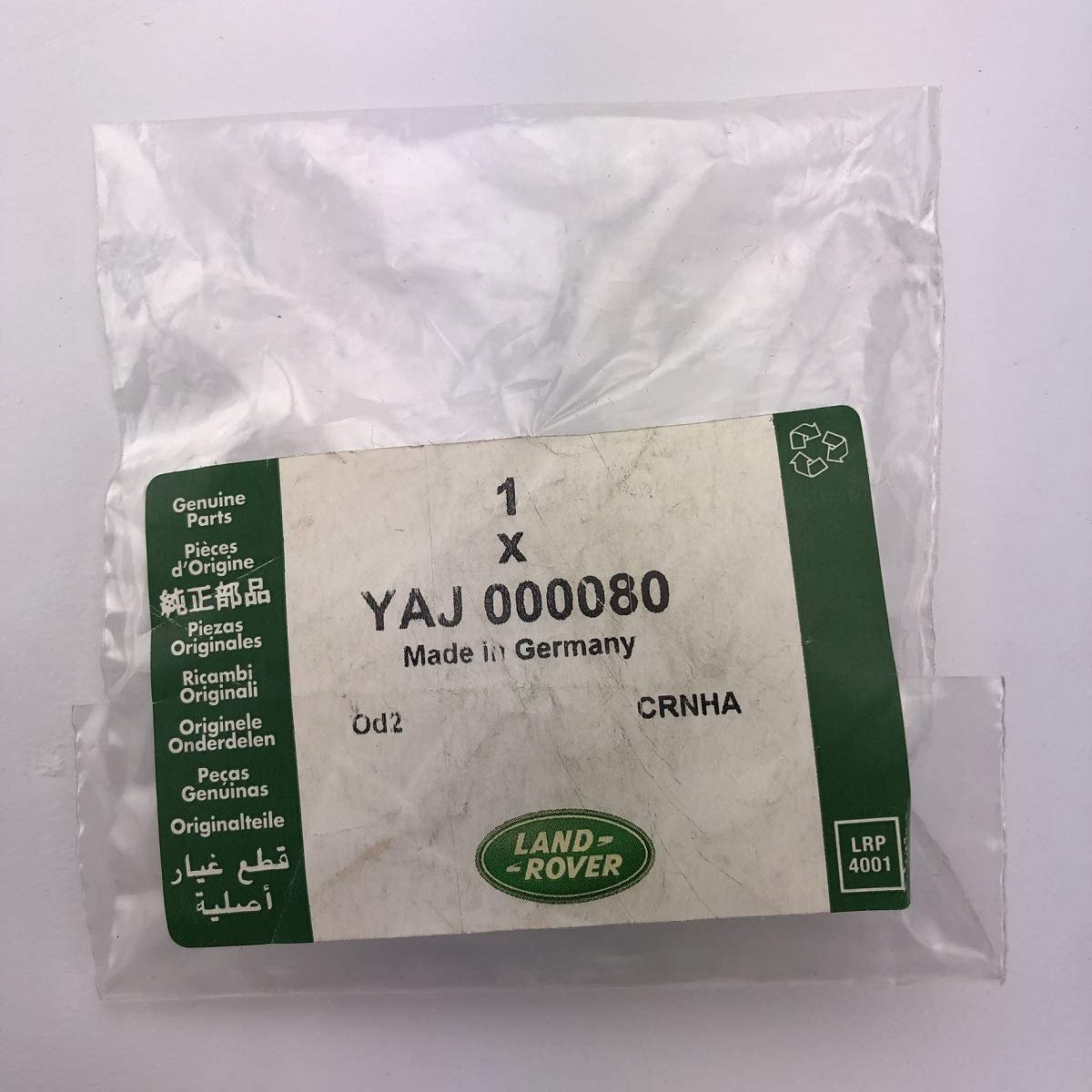 Genuine 2003-2005 Range Rover Front Marker Light Bulb Holder Yaj000080
