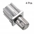 Uxcell Adjustable Table Legs 3 8 Stainless Steel Feet Fit For 1-1 2 Square O D Tubing Set Of 4