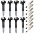 Ocpty 8 Ignition Coils Wilth Iridium Spark Plugs Fit 2015-2016 For Mustang 5 2l L4 Dg558 Uf780