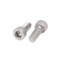 Uxcell M5 X 12mm Thread 304 Stainless Steel Hex Socket Head Cap Screw Bolt Din912 25pcs