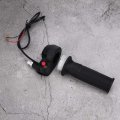 Aramox Throttle Grips With Stop Switch Compatible 47cc 49cc Mini Moto Dirt Bike Handlebar Handle Grip