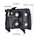 G-plus Headlights Assembly Compatible With Chevy Silverado 2007 2008 2009 2010 2011 2012 2013 2014 Bumper Headlamp Passenger