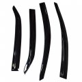 Black 4 Pieces Window Visors Shade Sun Rain Wind Guards Cover Replacement For 2014-2018 Toyota Corolla 