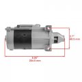 Caltric Starter Compatible With Kawasaki Mule 600 Kaf400 Kaf 400 2005 2006 2007 2008 2009 2010-2016