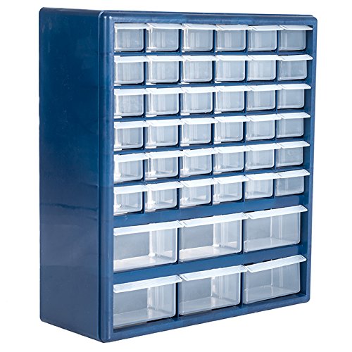 Trademark Tools 75-3021 Deluxe 42 Drawer Compartment Storage Box