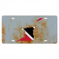 Trinidad And Tobago Flag Vanity License Plates National Aluminum Novelty 6x12inch City Souvenir Retro Plate Car Gift 