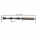 Uxcell Straight Shank Twist Drill Bits 8 5mm High Speed Steel 4341 With 2 Pcs For Stainless Alloy Metal Plastic Wood