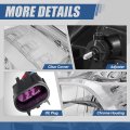 Auto Dynasty Factory Style Quad Halogen Headlights Assembly Compatible With Dodge Ram 1500 2500 3500 2009-2012 Driver And
