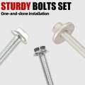 Pack Of 19 Exhaust Manifold Bolt Screw Kit Fits For Jeep Dodge Ram Chevy 3 6l V6 Vehicles Grand Cherokee Wrangler Journey