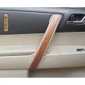 Cicitree Wood Grain Interior Door Armrest Handle Cover Trim Fit For Toyota Highlander 2008-2013