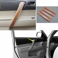Cicitree Wood Grain Interior Door Armrest Handle Cover Trim Fit For Toyota Highlander 2008-2013