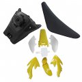 Tdpro Plastic Fairing Kit Body Fender Gas Fuel Tank Seat For Crf Xr Xr50 Crf50 110cc 125cc Pit Dirt Bike 4yellow 3white