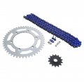 Suzuki Dr350 Dr 350 Blue O Ring Chain Sprocket 14 47 110l