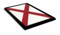 Elektroplate Premium Alabama Al State Flag Crimson Cross All Metal Black Emblem For Cars Trucks And Auto Universal Fit At 3 82