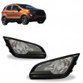 Fog Lights Assembly With Bezel For Eco Sport 2018 2019 2020 2021 2022 1 Pair Driver And Passenger Side Front Lamps Fo2530173 