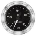 Stewart Warner Oil Pressure Gauge 5-80 Psi 