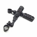 Smt Motorcycle Black Short Angled Adjustable Peg Mounting Kit Wing Zombie Foot For Goldwing Vtx1300 Shadow Valkyrie Triumph