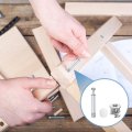 10set 15x14mm Furniture Cam Lock Fitting With 5 8x40mm Dowel Fasteners 3-in-1 Metal Board Connecting Screws Bolts Assortment 