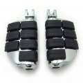 Httmt Mt216-046 Pa007 Chrome Dually Footpegs Compatible With 1999-2015 Suzuk Hayabusa Gsx 1300r Front